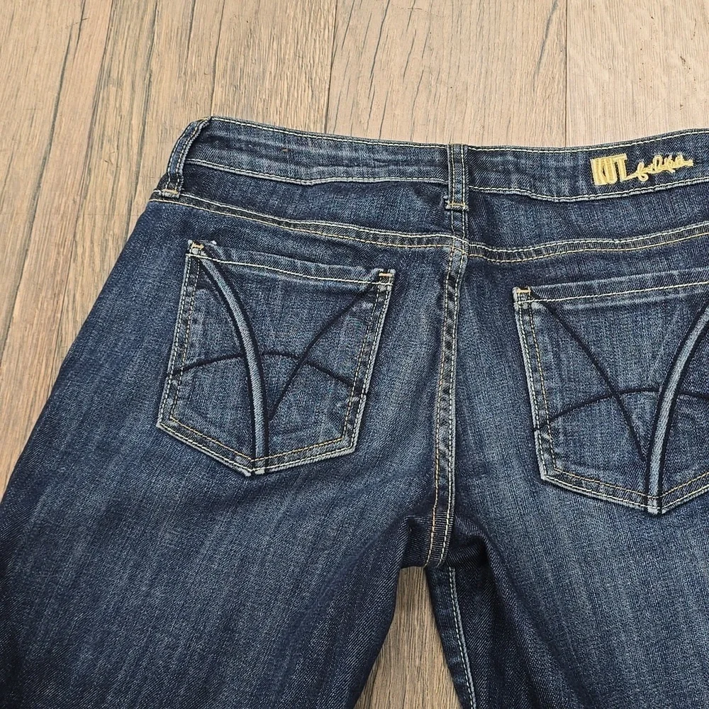 Kut from the Kloth Womens Shorts Size 2 Catherine Boyfriend Jean Dark Wash​ - Picture 11 of 15